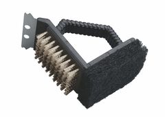 Brosse nettoyante et racloir pour barbecue - Brico Dépôt