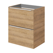 Meuble sous vasque à suspendre effet chêne "Idalie" L. 50 x H. 60 x P. 36 cm - Cooke and Lewis - Brico Dépôt