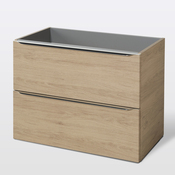 Meuble sous vasque à suspendre chêne Idalie L. 80 x H. 60 x P. 45 cm - Cooke and Lewis - Brico Dépôt