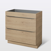 Meuble sous vasque à poser chêne Idalie L. 80 x H. 82 x P. 45 cm - Cooke and Lewis - Brico Dépôt