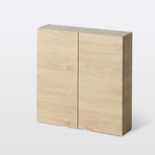 Rangement mural chêne Idalie L. 60 x H. 60 x P. 15 cm - Cooke and Lewis - Brico Dépôt