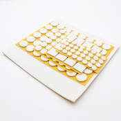 Assortiment de 133 patins en feutre blanc - Diall - Brico Dépôt