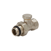 Coude de réglage droit en laiton nickelé - 15x21 - Brico Dépôt