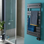 Sèche-serviettes fluide "Marquis" noir - 500 W - DéLonghi - Brico Dépôt