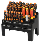 Kit 31 tournevis + 8 clés Allen + 60 embouts sur support plastique - MAGNUSSON - Brico Dépôt