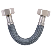 Flexible d'alimentation en eau 30 cm - Femelle/Femelle Filetages 15x21 - Brico Dépôt