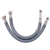 Flexible d'alimentation en eau 30 cm - Mâle/Femelle Filetage entrée 10/100 - Filetage sortie 12x17 - Brico Dépôt