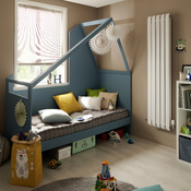 Radiateur en acier double panneau "Hellen" blanc - H. 180 x l. 38 cm - Brico Dépôt