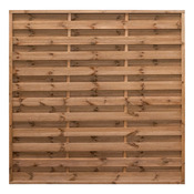 Panneau de clôture en bois - : H. 1,80 x L. 1,80 m - Brico Dépôt