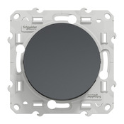 Interrupteur va-et-vient à assembler "Odace" anthracite - Brico Dépôt