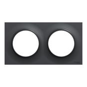 Plaque double "Odace Styl" anthracite - Brico Dépôt