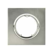 Anneau carré orientable alu brosse pour spot diamètre 8,5 cm - Colours - Brico Dépôt