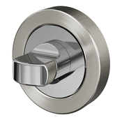 Rosace "Oric" avec serrure à condamnation - Effet chromé - Brico Dépôt