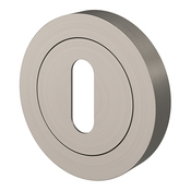 Rosace "Oric" avec trou pour clé - Effet inox - Cooke and Lewis - Brico Dépôt