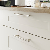 Lot de 6 poignées de meuble "Derenic" - Entraxe 128 mm - Cooke and Lewis - Brico Dépôt