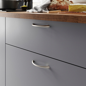 Poignée de meuble "Iza" - Effet nickel - Entraxe 96 mm - Cooke and Lewis - Brico Dépôt