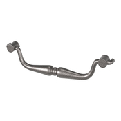 Poignée de meuble "Kerline" - Effet étain - Entraxe 128 mm - Cooke and Lewis - Brico Dépôt