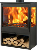 Poêle à bois "Onix" noir - 7,1 kW - Panadero - Brico Dépôt