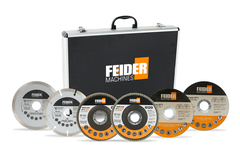 Coffret 17 pièces 125 mm pour tronçonnage et meulage - Feider - Brico Dépôt