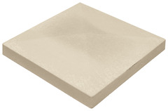 Chapeau béton ton sable forme pointe de diamant 40x40 cm couleur sable pour pilier - Brico Dépôt