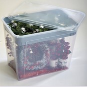 Boite de rangement avec plateau 67 L - Brico Dépôt