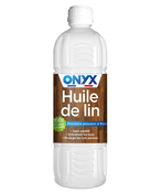 Huile de lin entretien, protection bois, carrelages, tomettes - 1 L - Onyx - Brico Dépôt