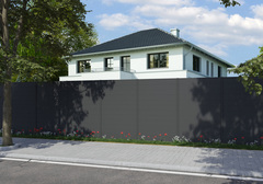 Panneau en aluminium 5 lames L. 180 x H. 100 x EP.2,4 cm "Almo" - Brico Dépôt