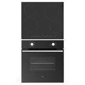 Lot plaque vitrocéramique + Four statique - Cooke and Lewis - Brico Dépôt