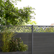 1/4 panneau décor aluminium "Neva" L. 179 cm x H. 44,1 cm x Ep. 2,1 cm - Marque BLOOMA - Brico Dépôt