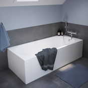 Baignoire droite "Caspia" L. 160 x l. 70 cm - Brico Dépôt