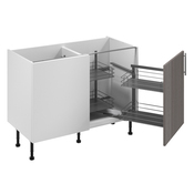 Rangement coulissant droit 4 paniers pour meuble bas d'angle 100cm - Cooke and Lewis - Brico Dépôt