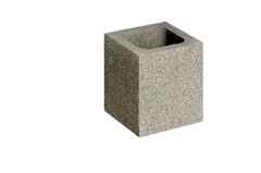 Element pilier 20 x 20 x 25 - gris - Brico Dépôt