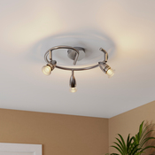 3 Spots GU10 satin chrome - "Abonias" - Cooke and Lewis - Brico Dépôt