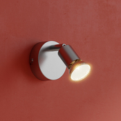 1 Spot GU10 argent à visser 7 W 220 - 240V H. 10,5 x L. 10,5 cm - Brico Dépôt