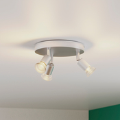 3 Spots GU10 argent - "Opp" - Brico Dépôt