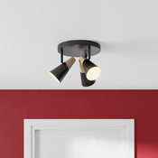 3 Spots E14 noir - "Pacome" - Cooke and Lewis - Brico Dépôt