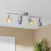 4 Spots GU10 chrome - "Pervenche" - Cooke and Lewis - Brico Dépôt