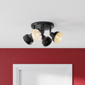 4 Spots E14 noir - "Zoelie" - Cooke and Lewis - Brico Dépôt