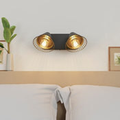 2 Spots E14 noir - "Treville" - Cooke and Lewis - Brico Dépôt