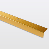 Nez de marche aluminium effet laiton long. 1800 x larg. 25 x ép. 20 mm - GoodHome - Brico Dépôt