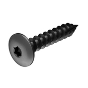 Boite de 2 kg de vis de penture, noire tête plate Torx 7 x 40 mm acier carbone - Brenner - Brico Dépôt