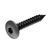 Boite de 2 kg de vis de penture, noire tête plate Torx 6 x 40 mm acier carbone - Brenner - Brico Dépôt