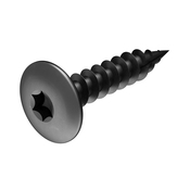 Boite de 2 kg de vis de penture noire tête plate Torx 6 x 30 mm acier carbone - Brenner - Brico Dépôt