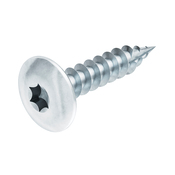 Boite de 2 kg de vis de penture, jaune tête plate Torx 6 x 30 mm acier carbone - Brenner - Brico Dépôt