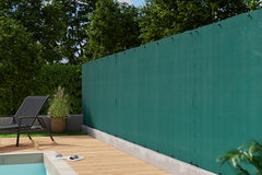 Brise-vue tressé 100 x 300 vert - Marque BLOOMA - Brico Dépôt