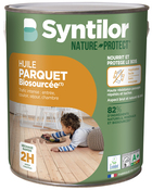Huile parquet incolore mat - 2,5 L - Syntilor - Brico Dépôt