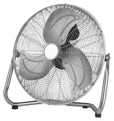 Ventilateur de sol inclinant argent, D. 45 cm - Brico Dépôt