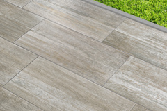 Carrelage de sol extérieur "Tundra" aspect bois - l. 30 x L. 61 cm - Brico Dépôt