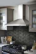 Mosaïque "Manza" noir - l. 30 x L. 30 cm - GoodHome - Brico Dépôt