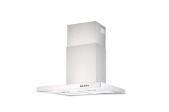 Hotte cheminée en inox rectangulaire - 60 cm - Brico Dépôt